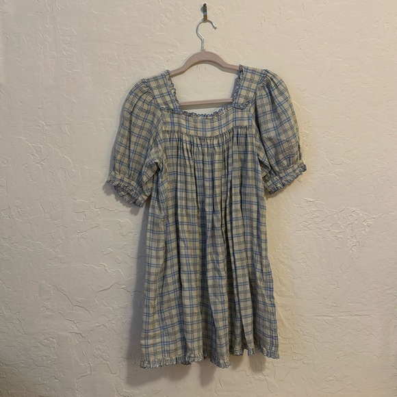 Dôen Frede Ruffle Checked Dress - Picture 2 of 4